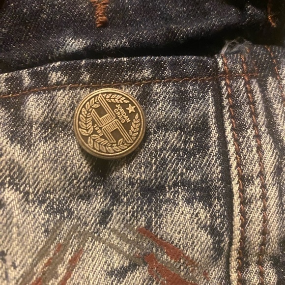 Jordan Craig Legacy Edition Graffiti & Distressed Denim Size Large - Picture 8 of 11